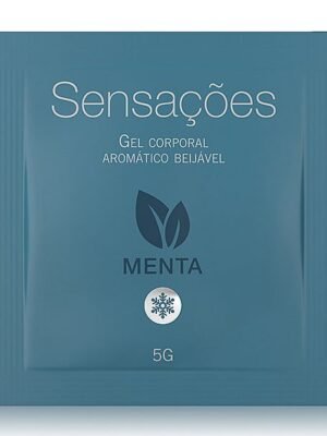 Gel Comestível Sensações Menta Ice - Sachê 5g