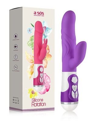 Vibrador Silicone Rotation New Orgasm - Lilás