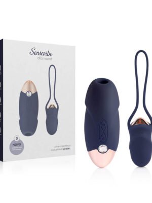 Estimulador Recarregável 3 em 1 Sensevibe Diamond
