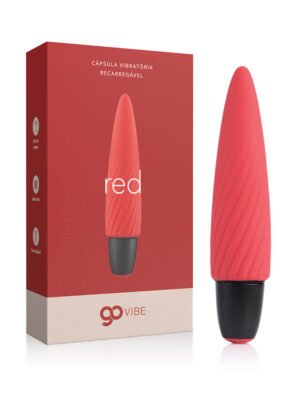 Cápsula Vibratória Recarregável Go Vibe Red