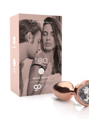 Plug Anal Metal Go Play Teo - Rose Gold