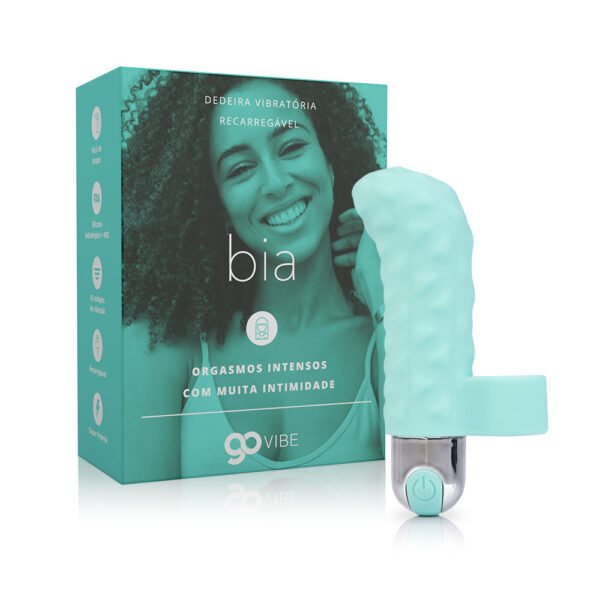 Dedeira Vibratória Recarregável Go Vibe Bia - 9,1cm x 3cm