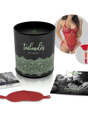 Kit Sensual Body Tailandês - Vermelho