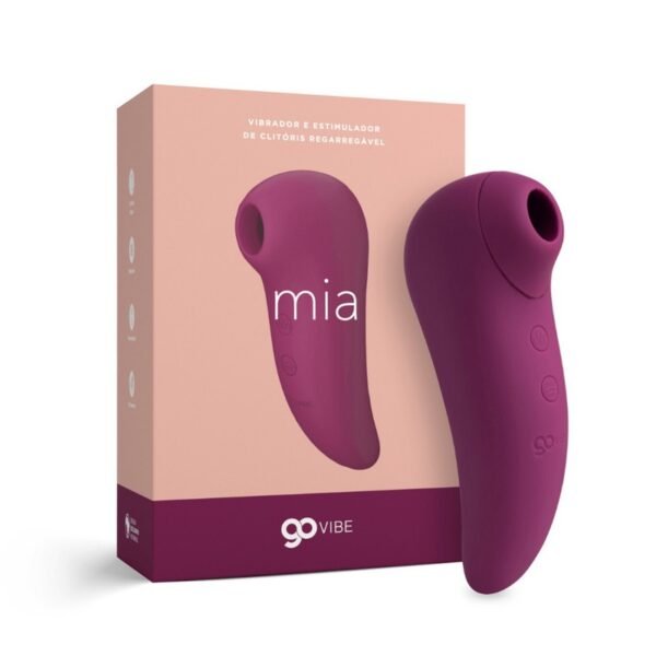 Estimulador (Sugador) de Clitóris Recarregável Go Vibe Mia A sós