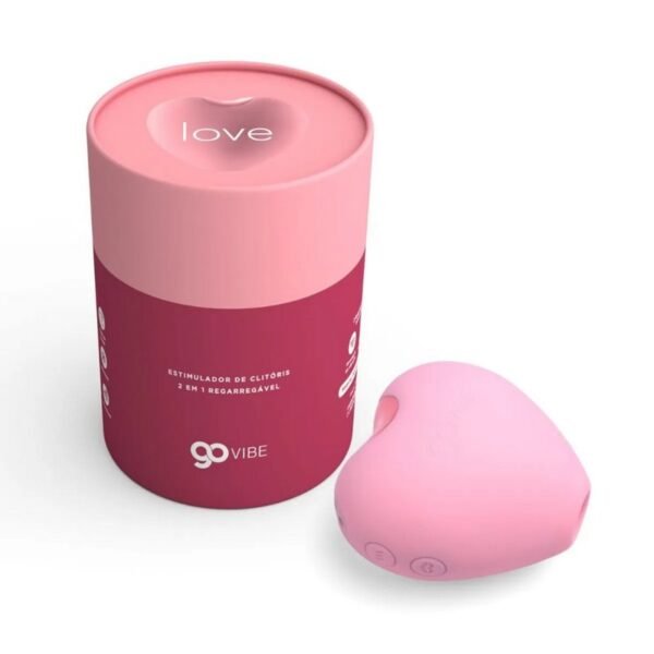 Estimulador de Clitóris Recarregável Go Vibe Love A sós