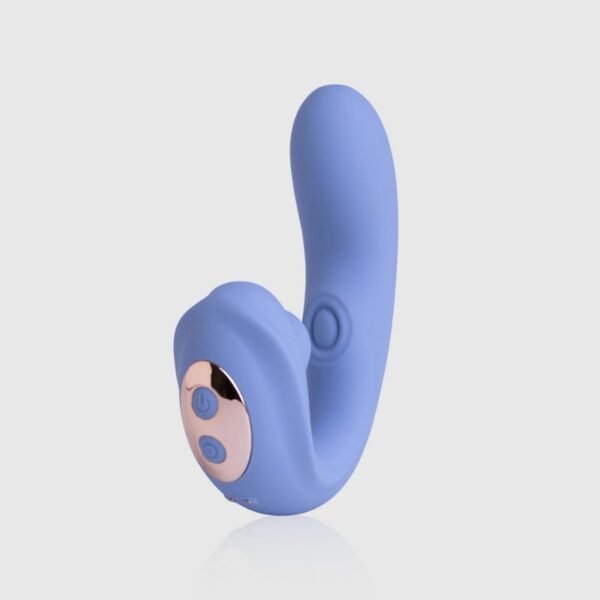 Estimulador de Clitóris Recarregável Go Vibe Yes - Sugador, Vibrador e Flapping