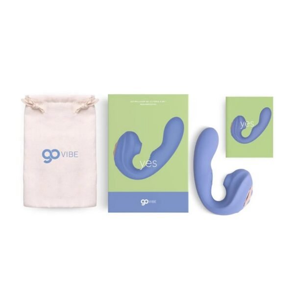 Estimulador de Clitóris Recarregável Go Vibe Yes - Sugador, Vibrador e Flapping