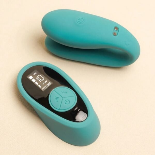 Vibrador Recarregável Sensevibe Digital Couple com controle remoto