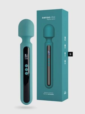 Vibrador Recarregável Sensevibe Digital Wand - Varinha Mágica