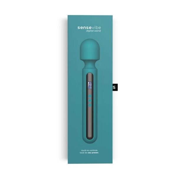 Vibrador Recarregável Sensevibe Digital Wand - Varinha Mágica