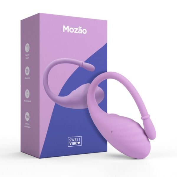 Vibrador estimulador recarregavel sweet vibe mozao com conexão fica aplicativo