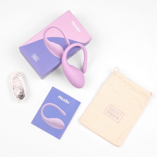 Vibrador estimulador recarregavel sweet vibe mozao com conexão fica aplicativo
