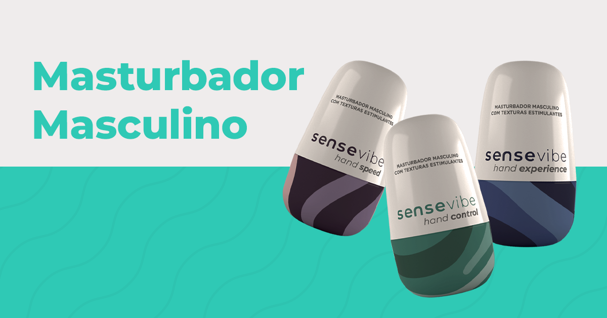 Masturbador masculino sensevibe hand