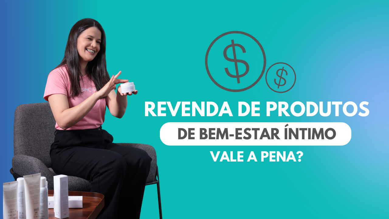 revenda de produtos de bem-estar intimo - consultora mostrando o produto