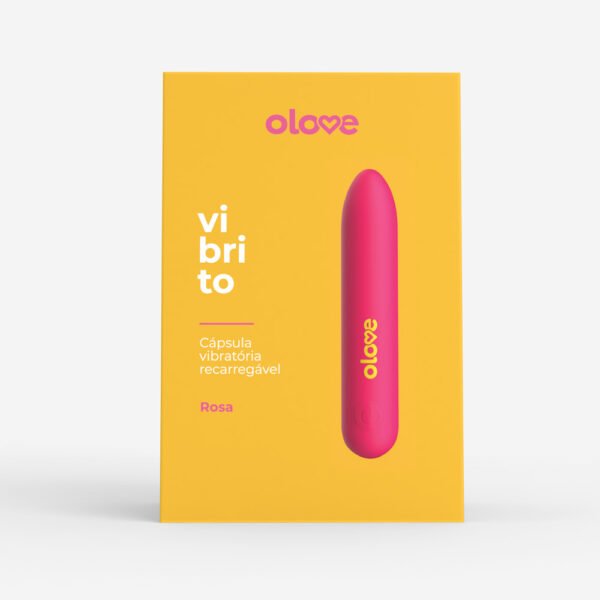 Cápsula Vibratória Recarregável Olove Vibrito - Rosa