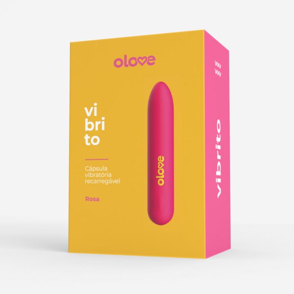 Cápsula Vibratória Recarregável Olove Vibrito - Rosa