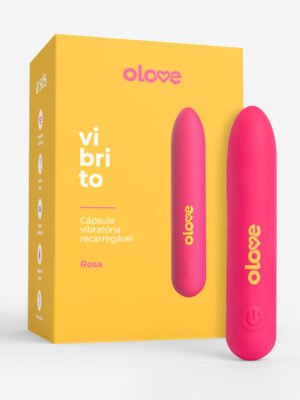 4-1000x1000-VIBRITO-ROSA Cápsula Vibratória Recarregável Olove Vibrito - Rosa