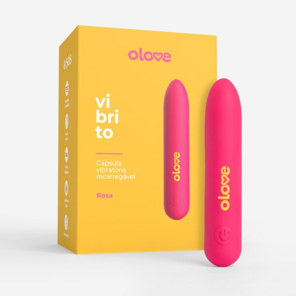 Cápsula Vibratória Recarregável Olove Vibrito - Rosa