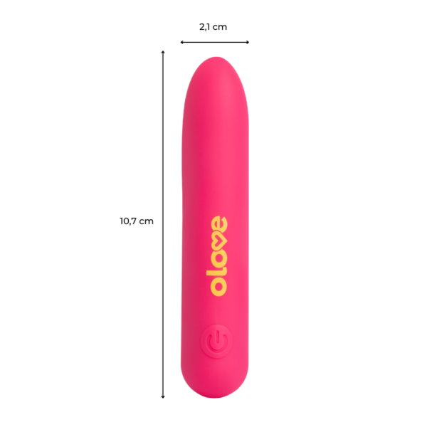 Cápsula Vibratória Recarregável Olove Vibrito - Rosa