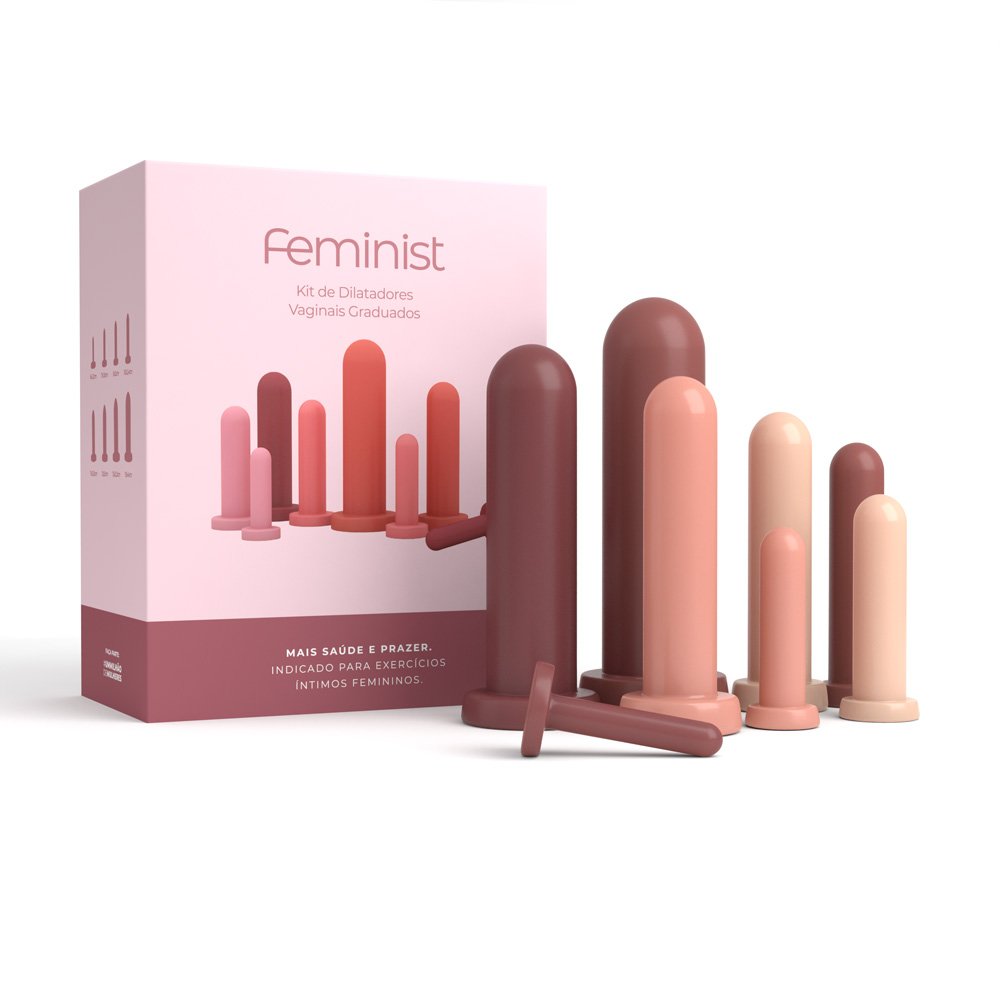 Kit de Dilatadores Vaginais Feminist Lisos - 8 un