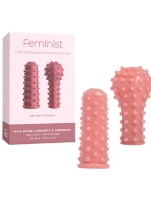 Capa massageadora perineal Feminist - kit com 2 modelos