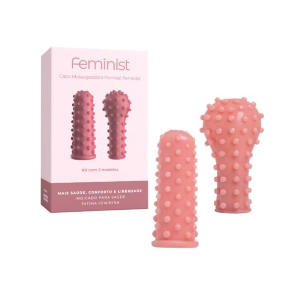 IA4915 Capa massageadora perineal Feminist - kit com 2 modelos