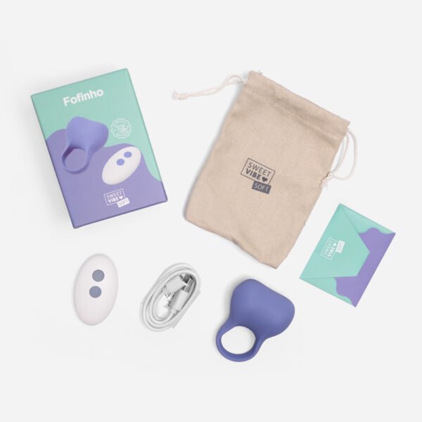 Anel Vibratório com controle Recarregável Sweet Vibe Fofinho