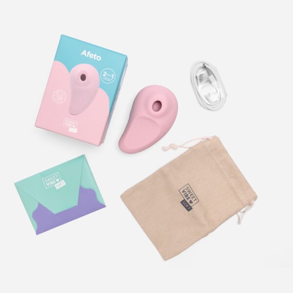 Vibrador e Estimulador de Clitóris Recarregável Sweet Vibe Afeto