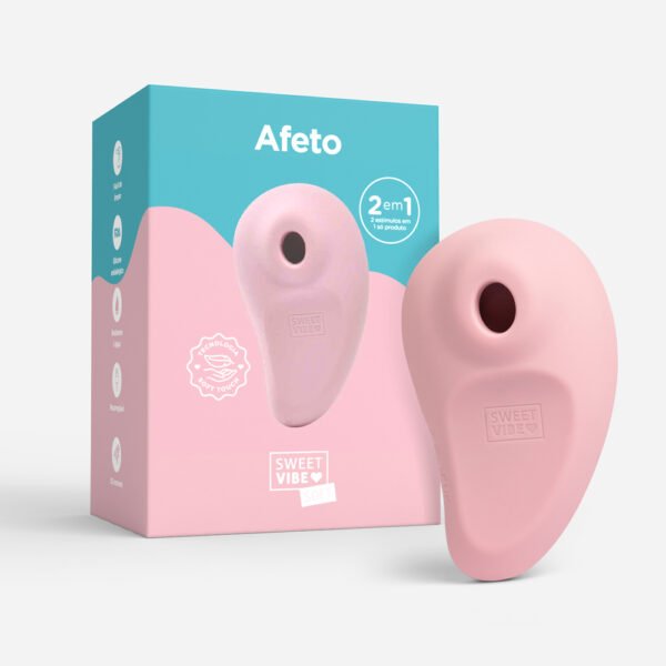 Vibrador e Estimulador de Clitóris Recarregável Sweet Vibe Afeto